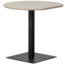 Woood Tablo bistro tafel eindstuk vingerlas 80x74cm dakargrau [fsc]
