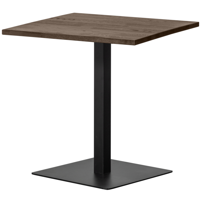 Woood Tablo eettafel vierkant vingerlas 80x80cm cashmere brown [fsc]