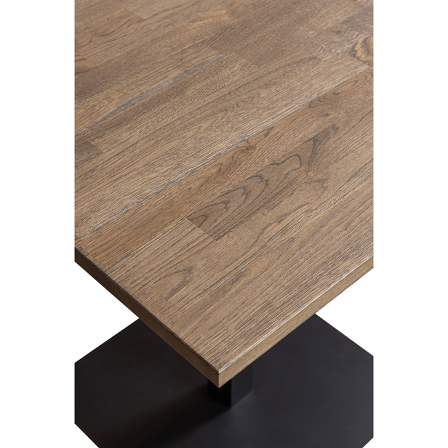 Woood Tablo eettafel vierkant vingerlas 80x80cm cashmere brown [fsc]