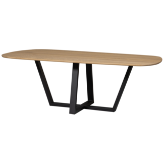 Woood Tablo eettafel organisch dl 220x100cm transparant [fsc]