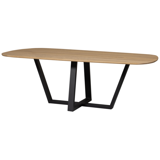 Woood Tablo eettafel organisch dl 220x100cm transparant [fsc]