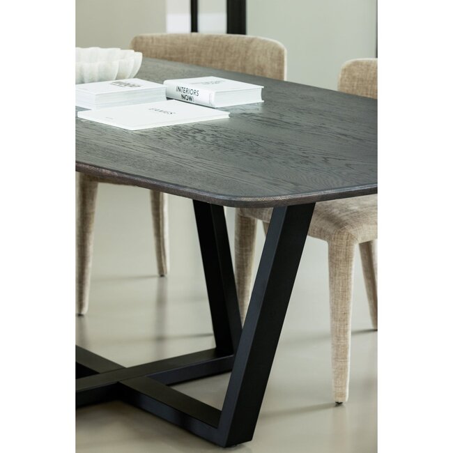 Woood Tablo eettafel deens ovaal dl 220x100cm mystic brown [fsc]