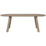 Woood Tablo eettafel ovaal vingerlas 220x90cm pebble grey [fsc]
