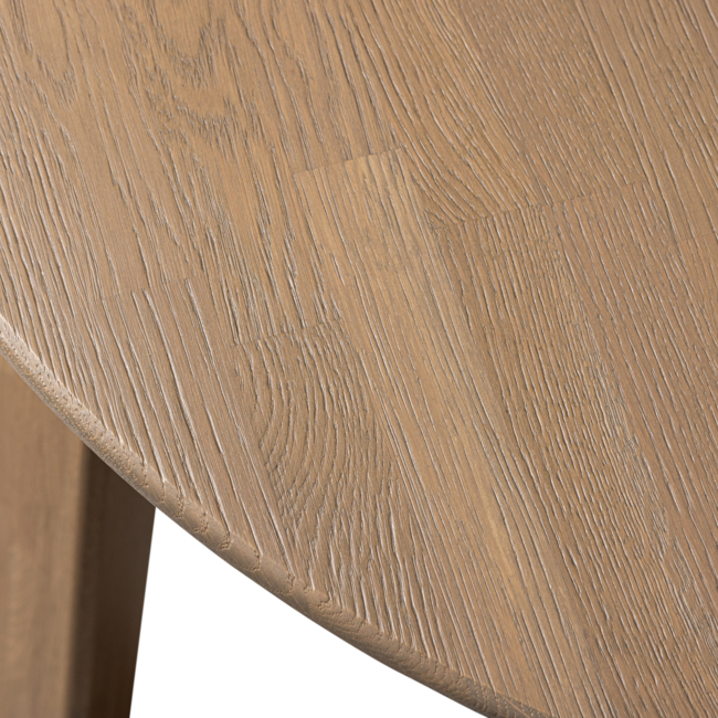 Woood Tablo eettafel ovaal vingerlas 220x90cm pebble grey [fsc]