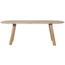 Woood Tablo eettafel ovaal vingerlas 220x90cm transparant [fsc]