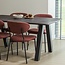 Woood Tablo eettafel afgerond vingerlas 160x90cm mystic brown [fsc]