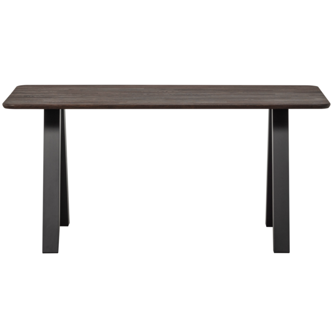 Woood Tablo eettafel afgerond vingerlas 160x90cm mystic brown [fsc]
