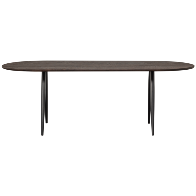 Woood Tablo eettafel ovaal vingerlas 220x90cm mystic brown [fsc]