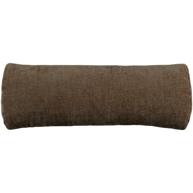 Woood Batavier half ronde bank 4-zits velvet melange bruin