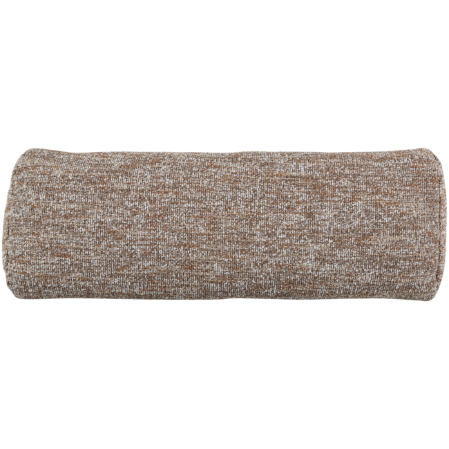 Woood Batavier half ronde bank 6-zits lichtbruin melange