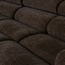 Woood Novi chaise longue bank links donkerbruin melange