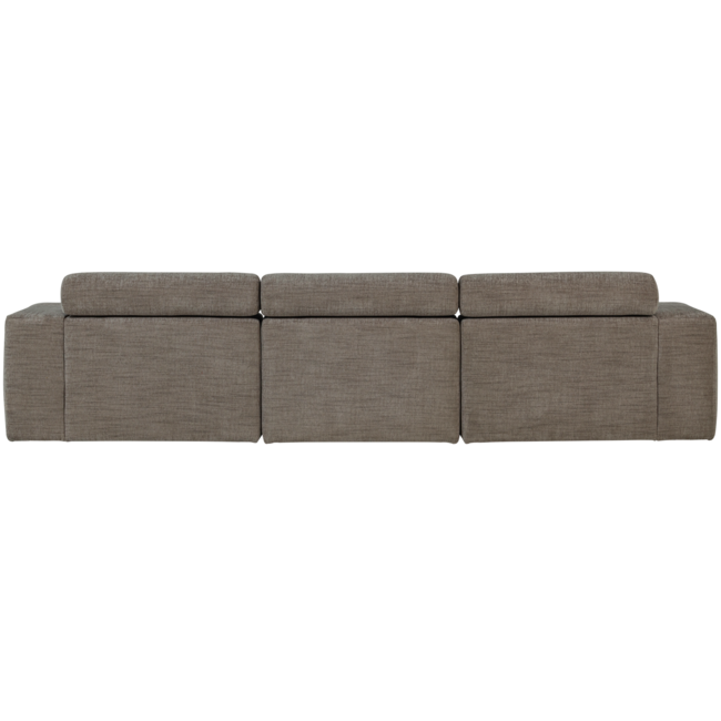 Woood Novi chaise longue bank links grijs melange