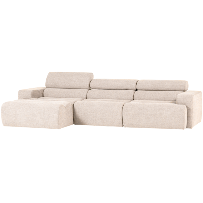 Woood Novi chaise longue bank links boucle naturel