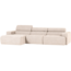 Woood Novi chaise longue bank links boucle naturel