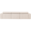 Woood Novi chaise longue bank links boucle naturel
