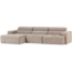 Woood Novi chaise longue bank links naturel melange