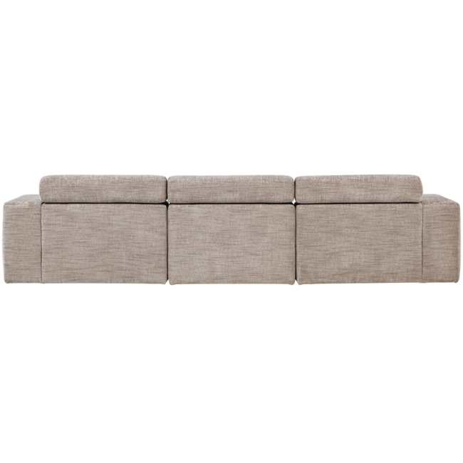 Woood Novi chaise longue bank links naturel melange