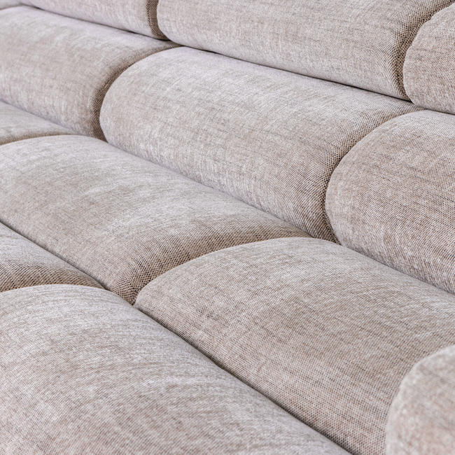 Woood Novi chaise longue bank links naturel melange