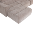 Woood Novi chaise longue bank links naturel melange