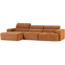 Woood Novi chaise longue bank links oranje melange