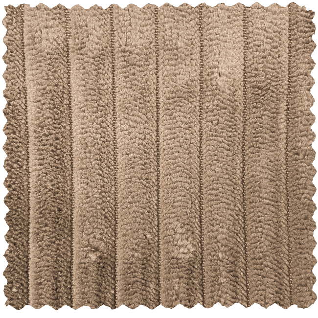 Woood Novi chaise longue bank links ribstof taupe