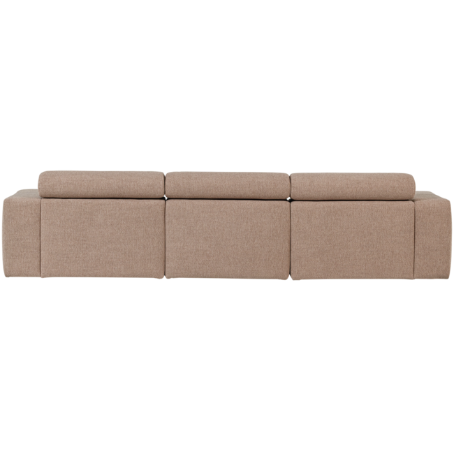 Woood Novi chaise longue bank links boucle taupe