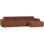 Woood Novi chaise longue bank rechts boucle terra