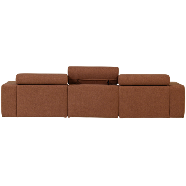 Woood Novi chaise longue bank rechts boucle terra