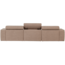 Woood Novi chaise longue bank rechts boucle taupe