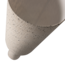 Woood Loft vloerlamp metaal/boucle naturel met stippen 130xo30cm