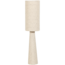 Woood Loft vloerlamp metaal/boucle naturel met strepen 130xo30cm