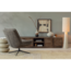 Woood Loft vloerlamp metaal/boucle naturel met strepen 130xo30cm