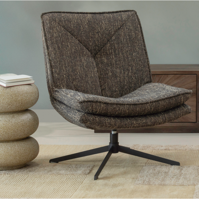 Woood Laurel bijzettafel met spikkels beige