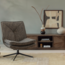 Woood Milaro draaifauteuil bruin melange