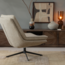 Woood Milaro draaifauteuil naturel melange