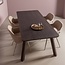 Woood Tablo eettafel afgerond vingerlas 200x90cm mystic brown [fsc]