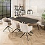 WoonStijl Eettafel 215 deens ovaal Metallic