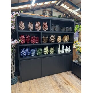 WoonMax Wandkast Milanello 3 deurs en 6 open vakken - Showroommodel