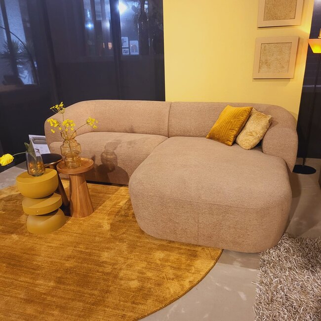 WoonMax Bank Edinburgh - 2 zits met arm links - chaise longue breed