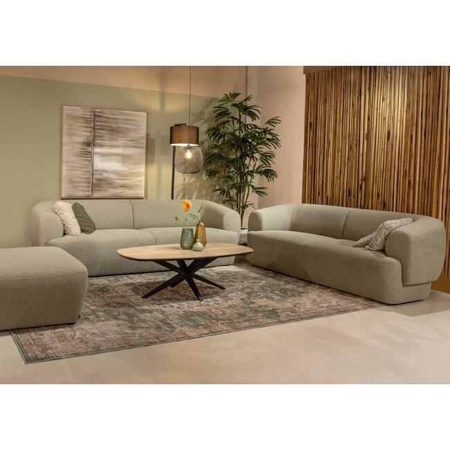 WoonMax Salontafel Wellington Deens Ovaal Lamulux  - 135 - 67 cm