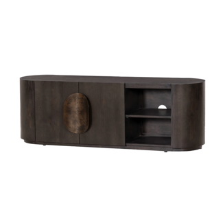 Tower Living Allure TV-meubel donkerbruin 150 cm