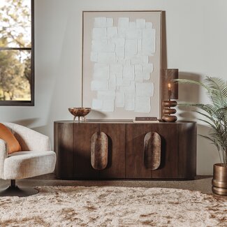 Tower Living Allure Dressoir donkerbruin 180 cm