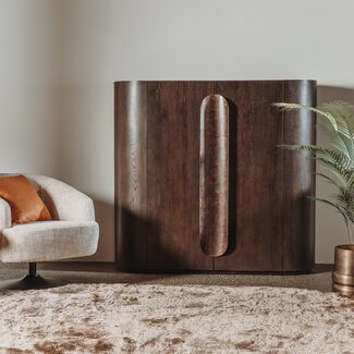 Tower Living Allure Opbergkast donkerbruin 150 cm