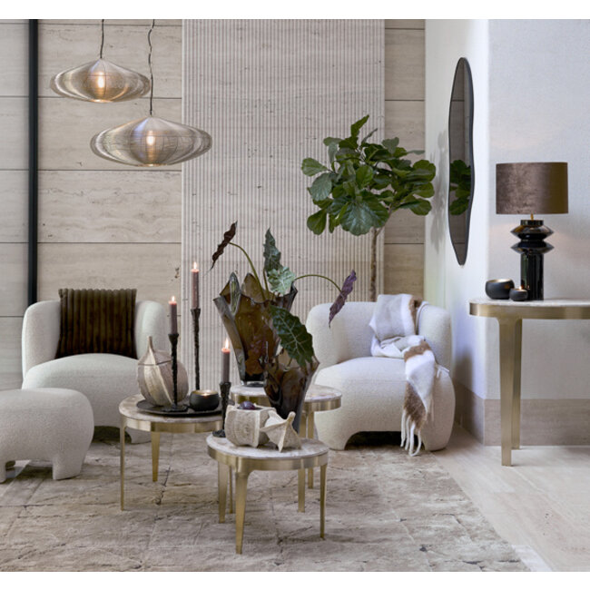 Light en Living Hanglamp Ø51x20 cm BAHOTO lichtgoud