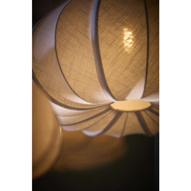 Light en Living Hanglamp Ø49x36 cm ZUBEDA crème