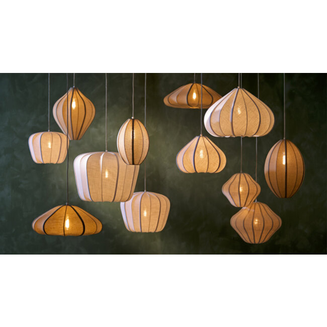 Light en Living Hanglamp Ø64X25 Cm Cesano Jute Natural