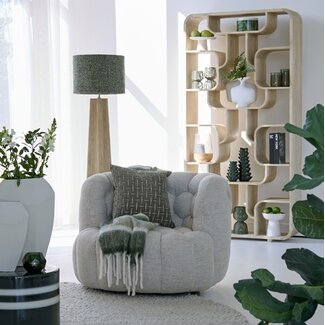 Light en Living Vloerlamp 23x23x125 cm NAVELLI hout mat naturel Light en Living Vloerlamp 23x23x125 cm NAVELLI hout mat naturel