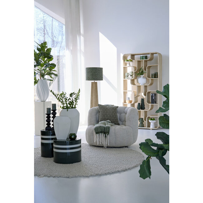 Light en Living Kast open 100x30x200 cm LABARE mat naturel