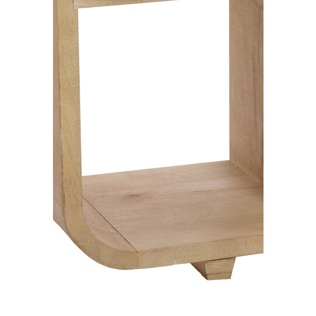 Light en Living Kast open 100x30x200 cm LABARE mat naturel