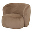 PTMD Fauteuil Aphrodite fur mokka